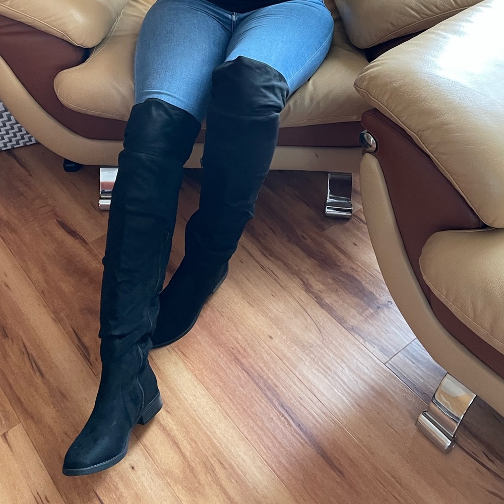 Black Over the Knee Boots